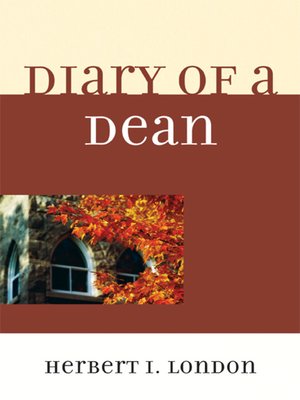 cover image of Diary of a Dean